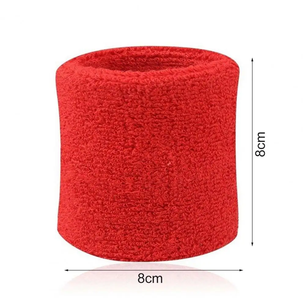 Wrist Sweat Wristbands Wrist Support Band Wrist Sweatband Wrist Support 2Pcs Wrist Sweatband Tennis Sports Wristband Volleyball Gym Elastic Brace Support Sweat Band Towel Bracelet Quick Dry Sweatband