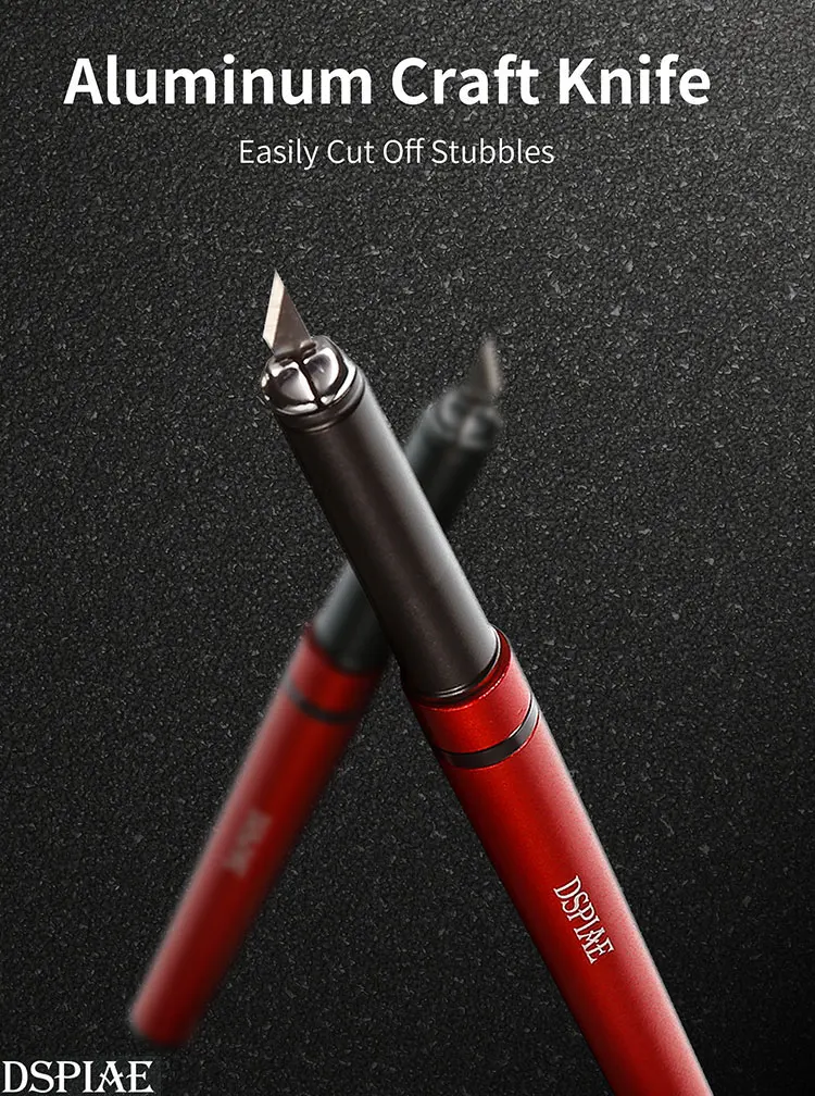 Model Making Tool DK-01 Military Model Aluminum Alloy Pen Knife with Blade Combination Set