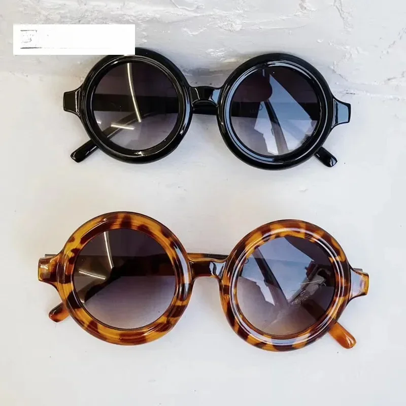 6 Colors Fashion Sun Glasses Toddler Kid Sunglasses Boy Girl Solid Leopard Beach Eyewear Kid Eyeglasses Gafas De Sol
