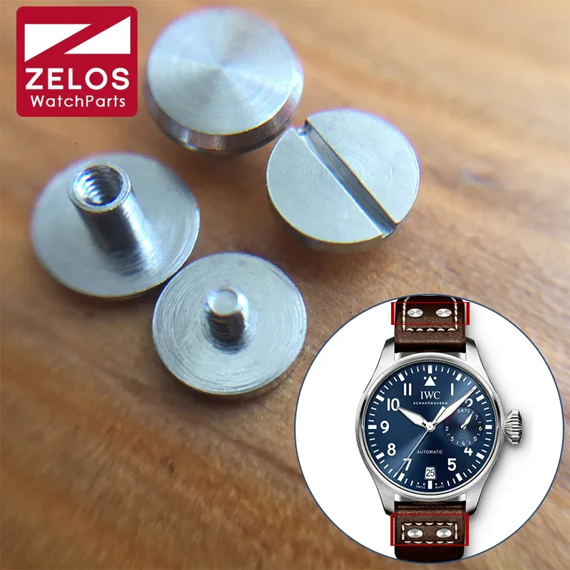 Vite Fissa In Acciaio Per Iwc Pilot'S Top Gun Watch Cinturino In Pelle/Strumenti Per Parti Del Cinturino