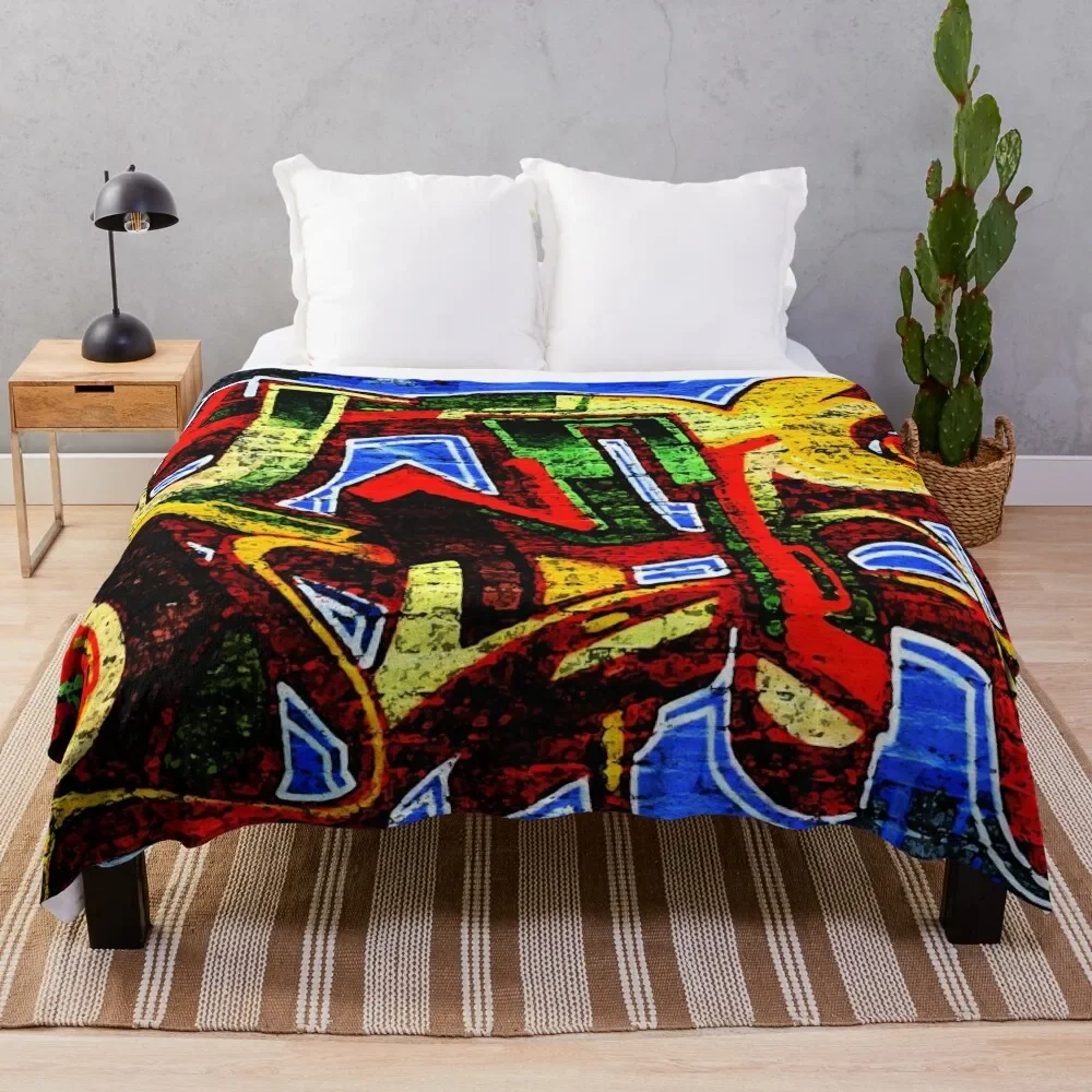 Graffiti 17 Throw Blanket Thermals For Travel Decorative Sofas Blankets
