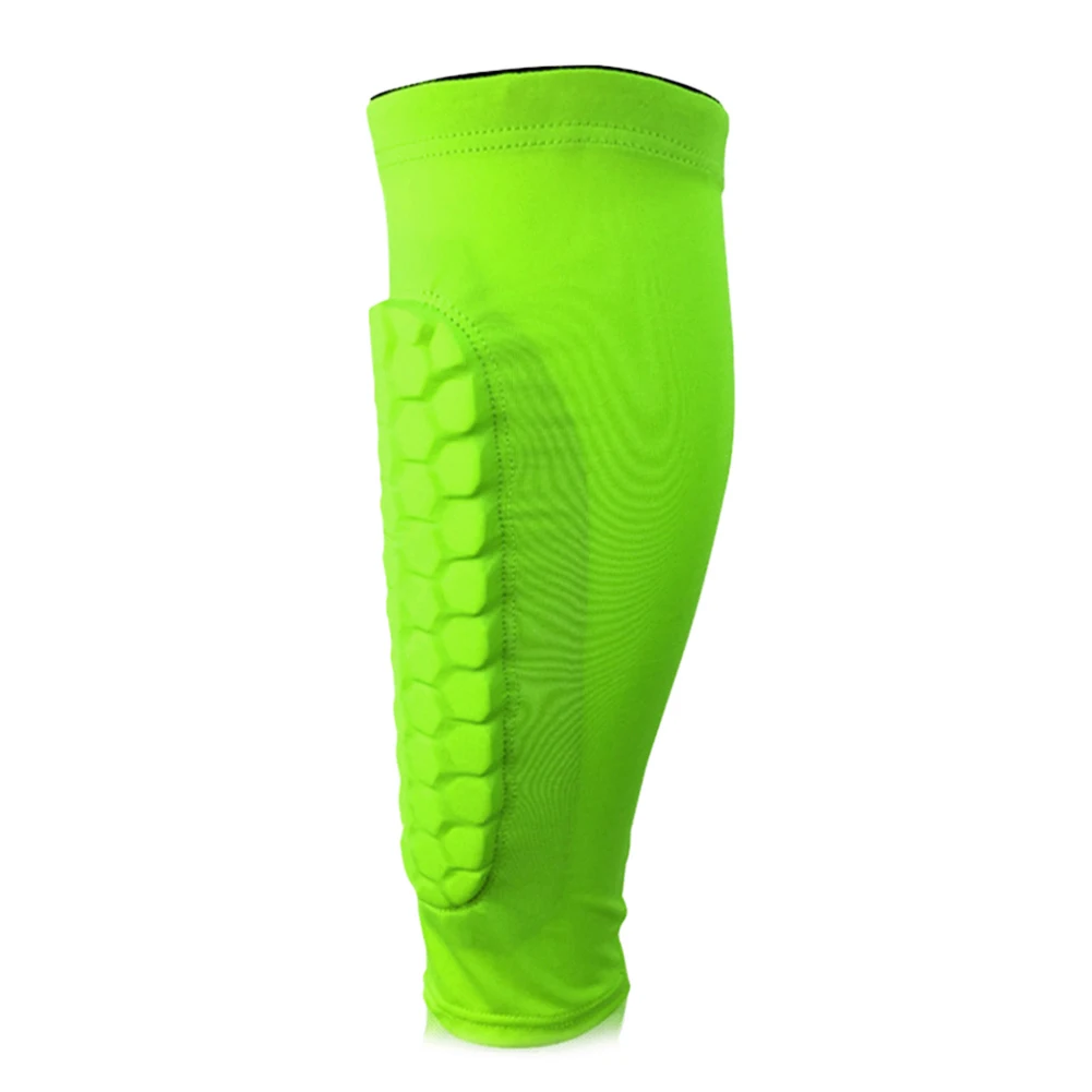 1pc Honeycomb Football Shin Guard Anti-collision Lower Leg Guards High-elastic Quick-drying Men Women for Mountaineering Cycling