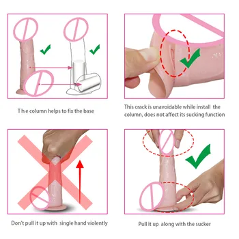 Dildo Realistic with Suction Cup Dildo for Anal Big Penis for Women Sex Toys Female Masturbator Adult Sex Product Toys Adult 5