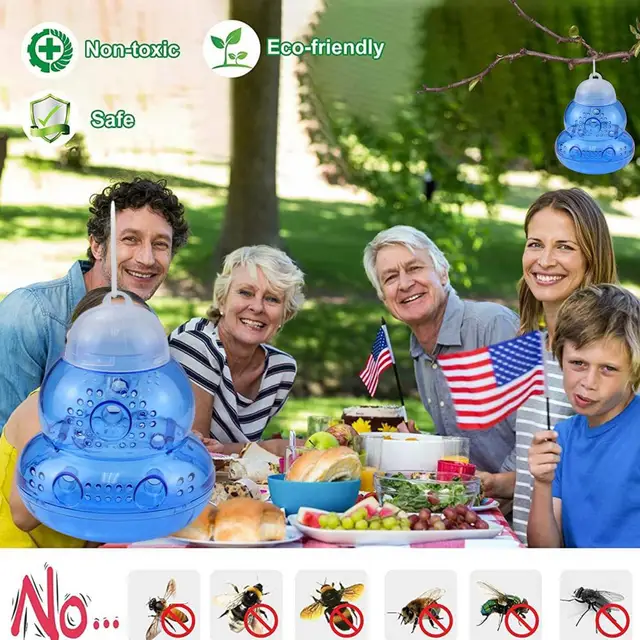 2Db Kényelmes Hornet Csapda Kis Kilépő Tök Méhcsapda Látható Méhcsatlakozó Egyszerű Művelet Kültéri Függő