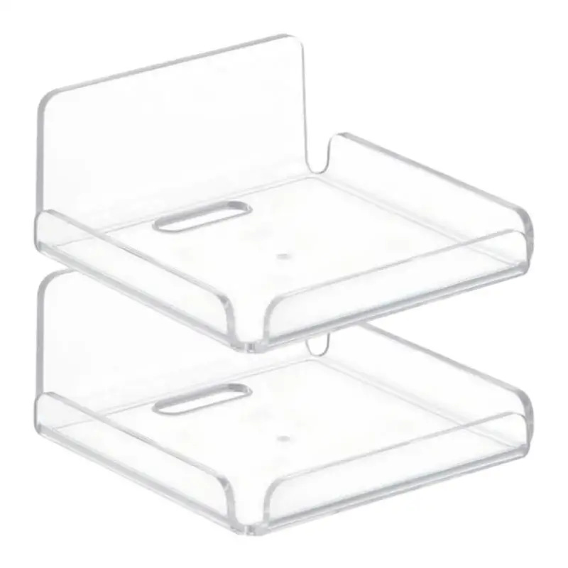 

Полки с плавающим настенным выступом, прозрачные стеллажи для стен, стеллаж для демонстрации, стеллаж для хранения, стеллаж для дома