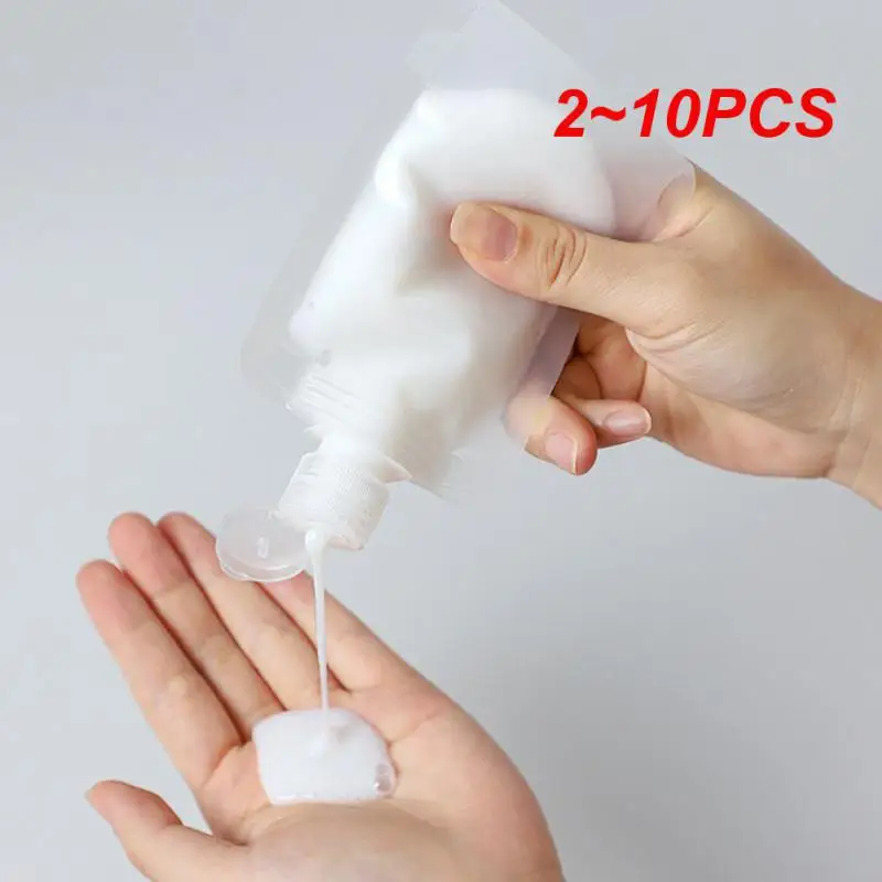 

2~10PCS Travel Clamshell Lotion Shampoo Packaging Bag Sub Bags Travel Refillable, Empty Plastic Cosmetic Container 30ml 50ml