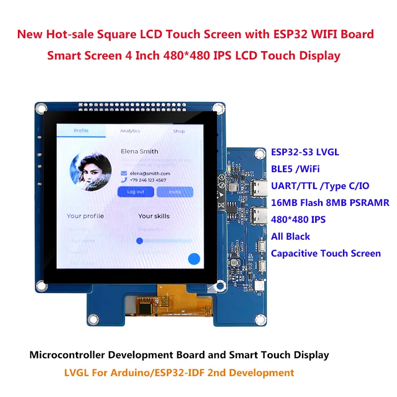 ESP32/ESP32 S3/ESP32 C3 SCHEDA DI sviluppo ESP32 S3 DevKitC 1 modulo WiFi+BT BLE EUR 9,39