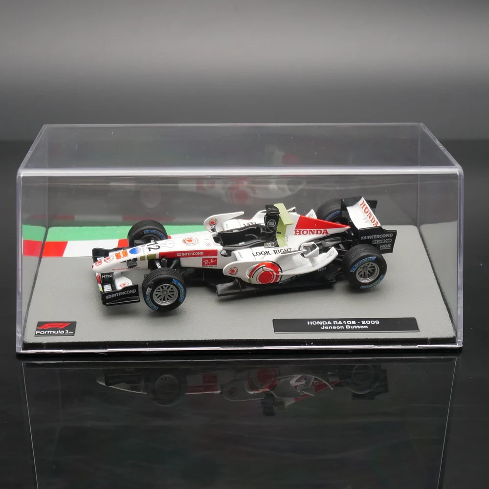 HONDA RA106 2006 Jenson Button 1/43ミニカー 1/43 F1 FORMULA 1 CAR COLLECTION - HONDA RA106 JENSON BUTTON