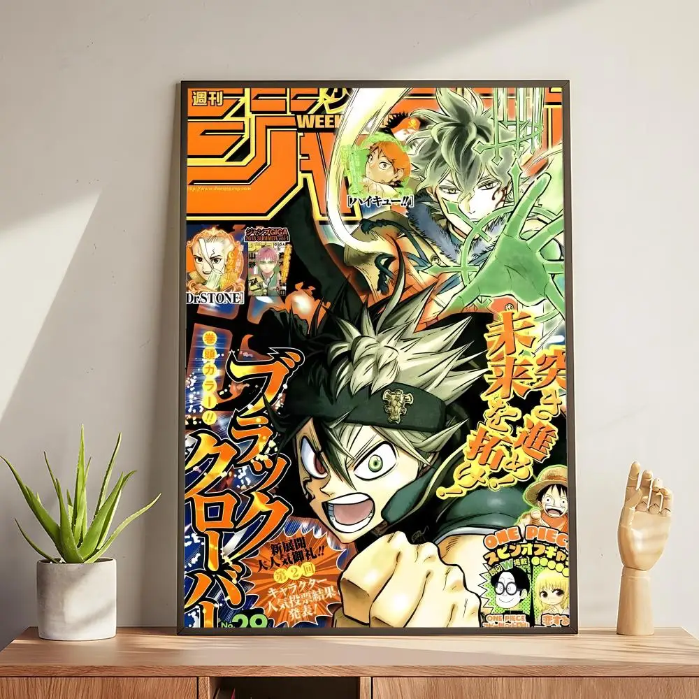 Black Clover Anime Poster - Stylish Wall Art for Home, Office, or Restaurant Decor