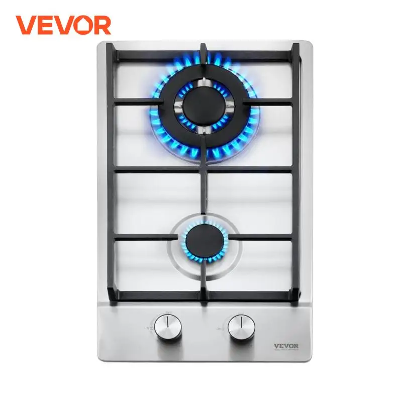 VEVOR Professional Dual Burner Gas Stove Cooktop