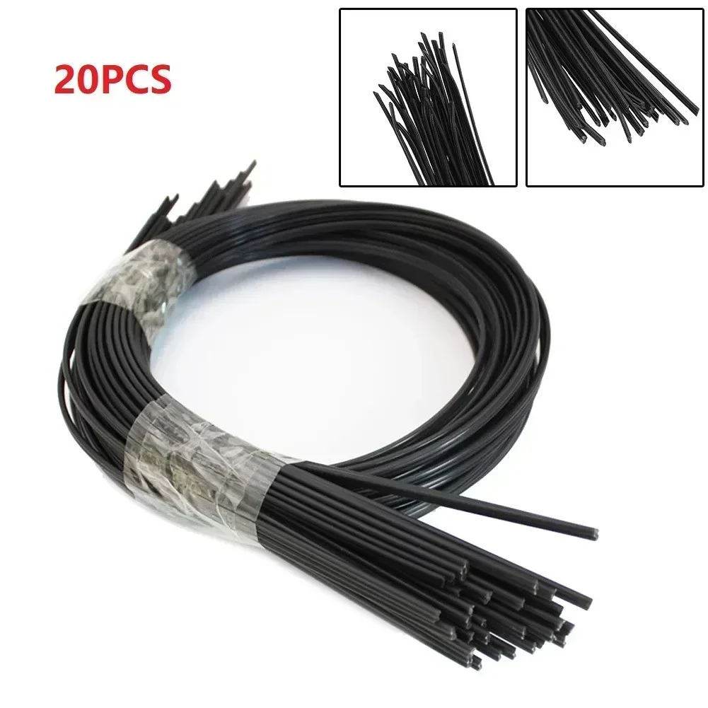 20PCS black PP plastic welding rods for car bumper repairing plastic welder gun hot air gun welding bar universal tools welding rods,plastic welding rods