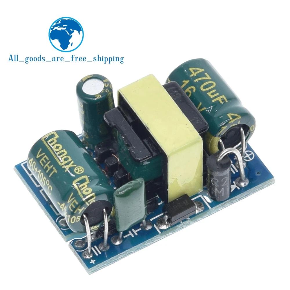 TZT AC-DC 전원 공급 장치 벅 컨버터 스텝 다운 모듈, 아두이노 DIY 키트용, 12V, 450mA, 5W