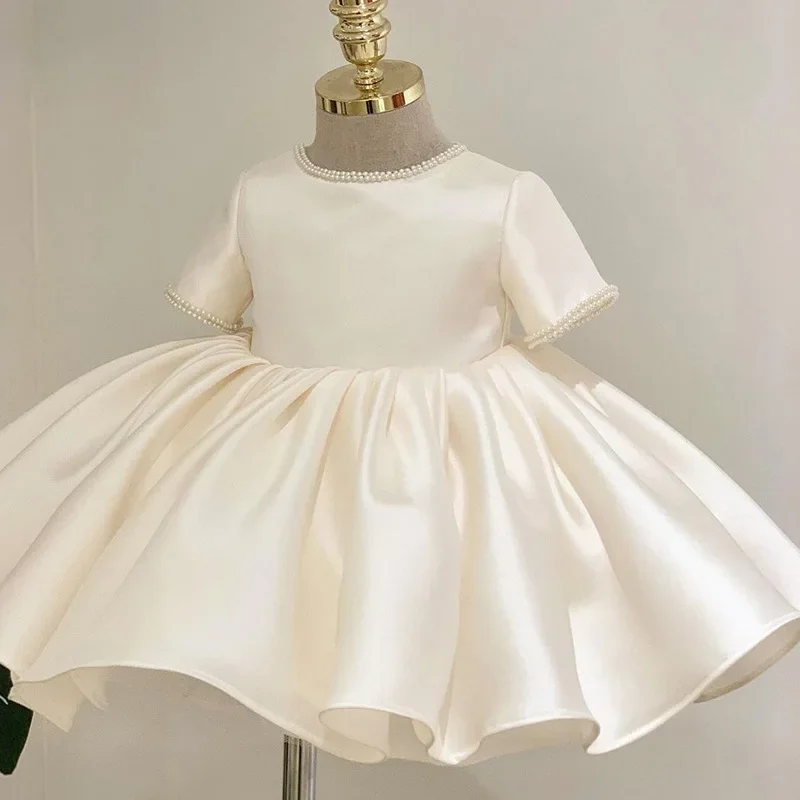 Eid Baby First Birthday Dress Newborn Infant Girls Christmas Party Dresses Children Lolita Ball Gown Kids Boutique Clothing girls dress princess costume