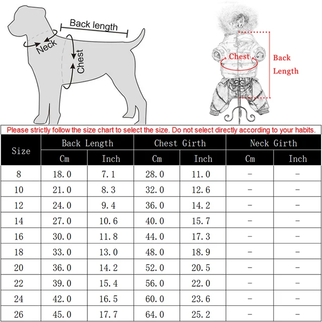 Winter Pet Dog Clothes Thicken Warm Jacket For Small Large Dogs Waterproof Puppy Pet Coat Chihuahua Pug French Bulldog Clothing 6