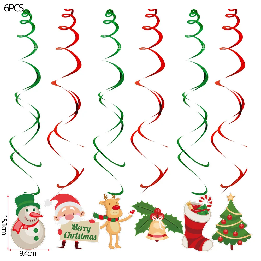 Hanging spin 6pcs