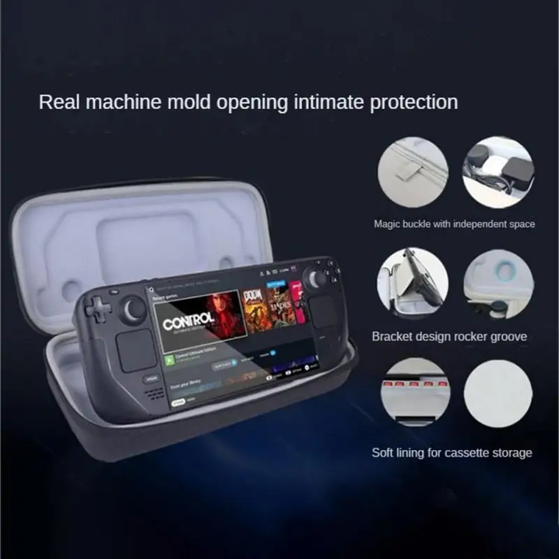 Ryra Portable Steam Deck Storage Bag Eva Waterproof Game Steam Deck Custodia Per Il Trasporto Borsa Anti-Shock Accessori Per Ponte A Vapore