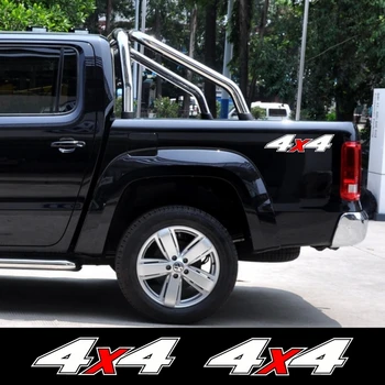 2 adesivi per auto per Ford Ranger Raptor Isuzu Dmax Nissan NAVARA Toyota Hilux VW Amarok Pickup 4x4 Accessori auto Decalcomania in vinile