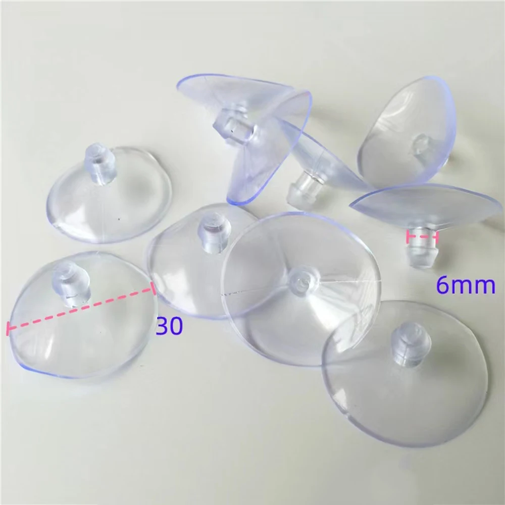 5/10/20Pcs Clear Sucker Suction Strong Vacuum Cups Transparent Soft Pad Glass Table Countertop Non-slip Fixed Gasket 18~30mm