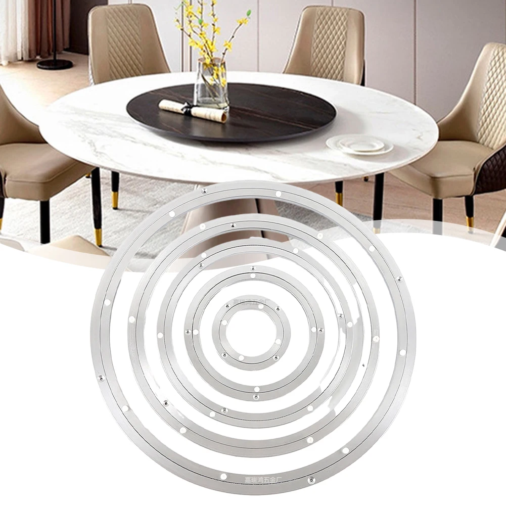 

12-39cm Aluminum Alloy Rotating Bearing Turntable With Stainless Steel Ball Bearings For Kitchen Dining Table Home Furnishings