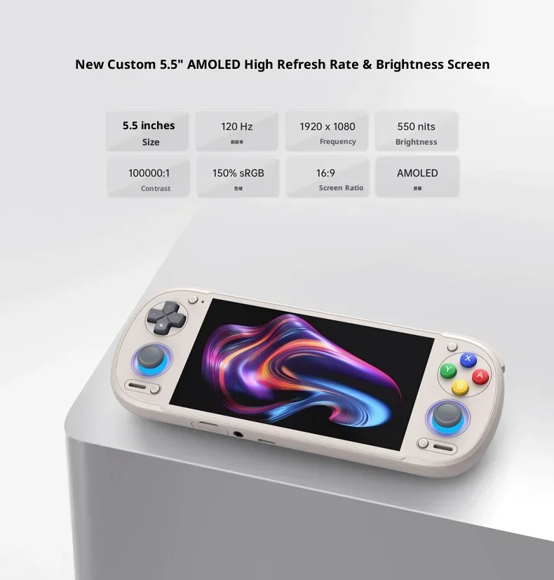 Retroid Pocket 6 RP6 Androidゲーム機 5.5インチ 1080P 120Hz AMOLED