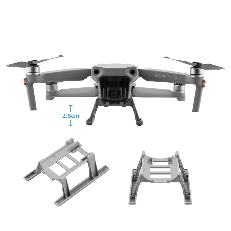 드론  DJI Air 2S 랜딩 기어 확장 키트 DJI Mavic Air 2 / Air 2S Drone 랜딩 스키드 키트 Heighten Leg Drone Accessories 