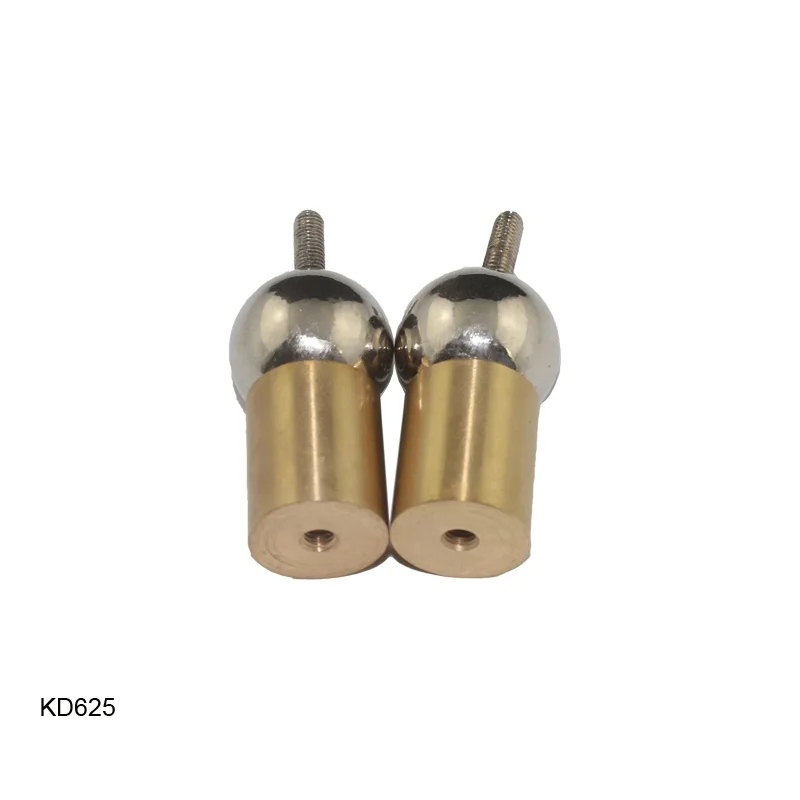 KD625 connection Joint Steel ball Brass rod end with thread hole permanent universal magnetic ball joint