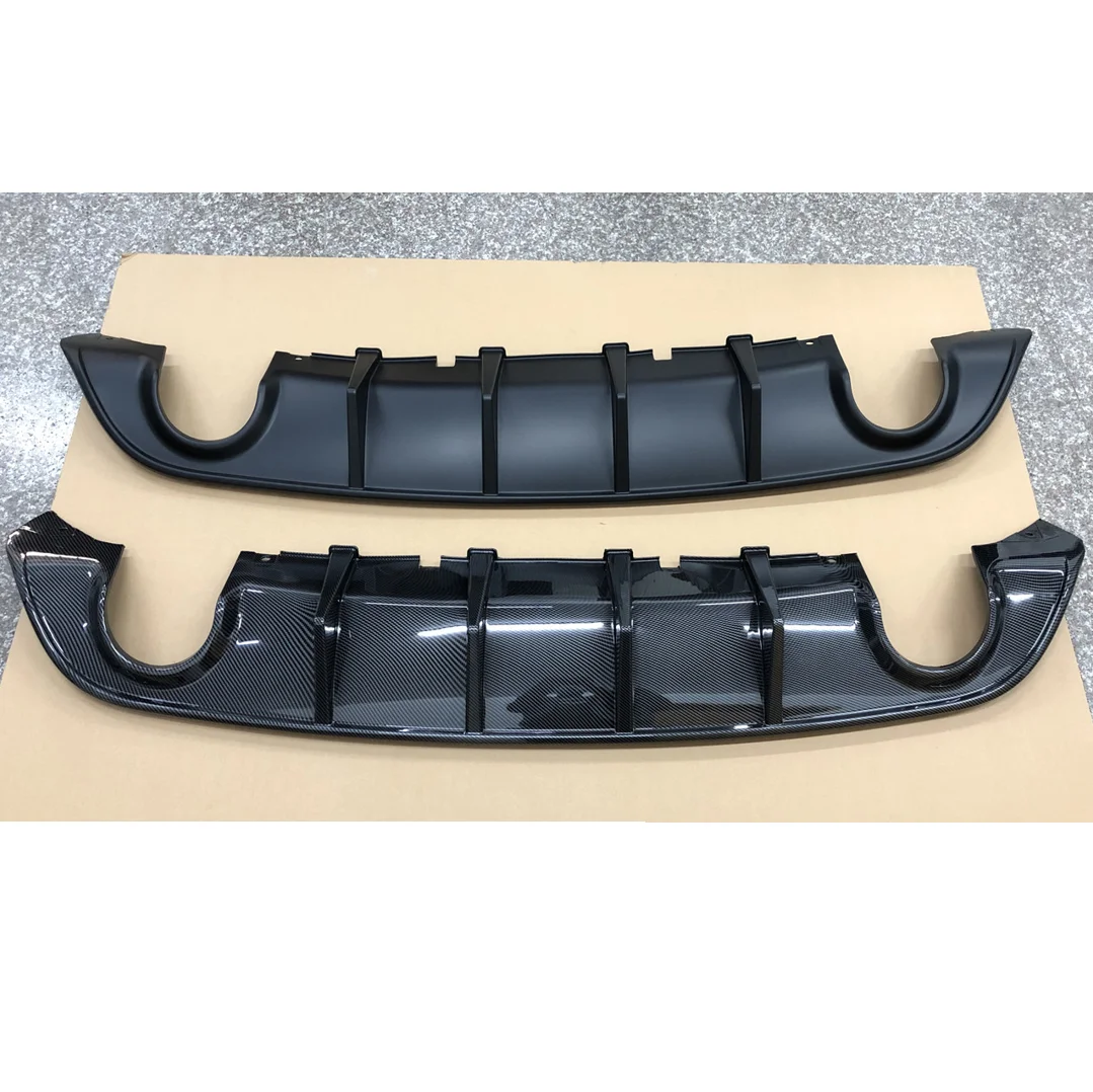 

Plastic PP gloss black or Carbon fiber look Rear Bumper Diffuser for 15+ SRT Dodge Charger