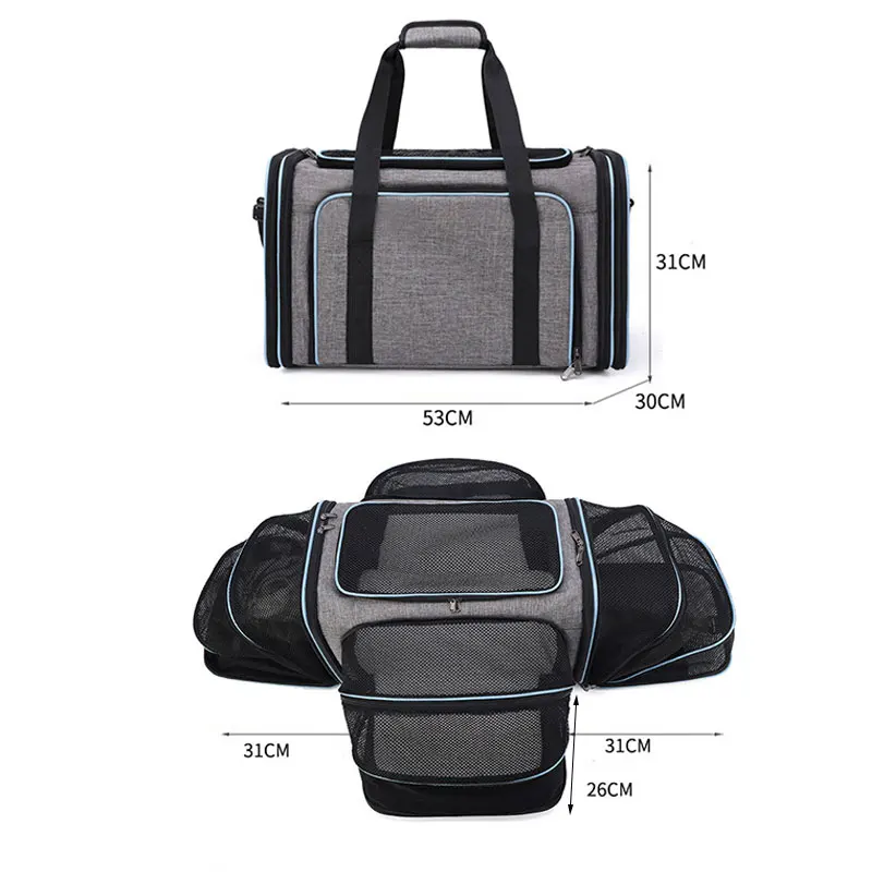 Pet Outing Portable Cat Dogs Handbag Breathable Carrier Travel Puppy Kitten Shoulder Bag Pet Carrying Bag Cat Transport Supplies