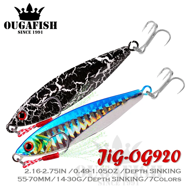 2022 Metal Jig Fishing Lure 14-30g Sinking Jigging Pesca Accesorios Mar  Carpe Fish Isca Artificial Angeln Equipment Dropshipping - AliExpress