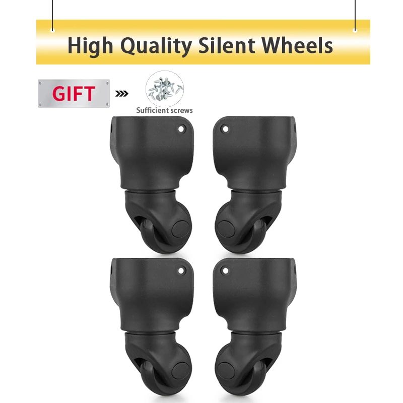 

Cloth Trolley Case Wheel Accessories Universal Wheel Casters Travel Password Box Accessories Repair Wear-resistant Silent Caster