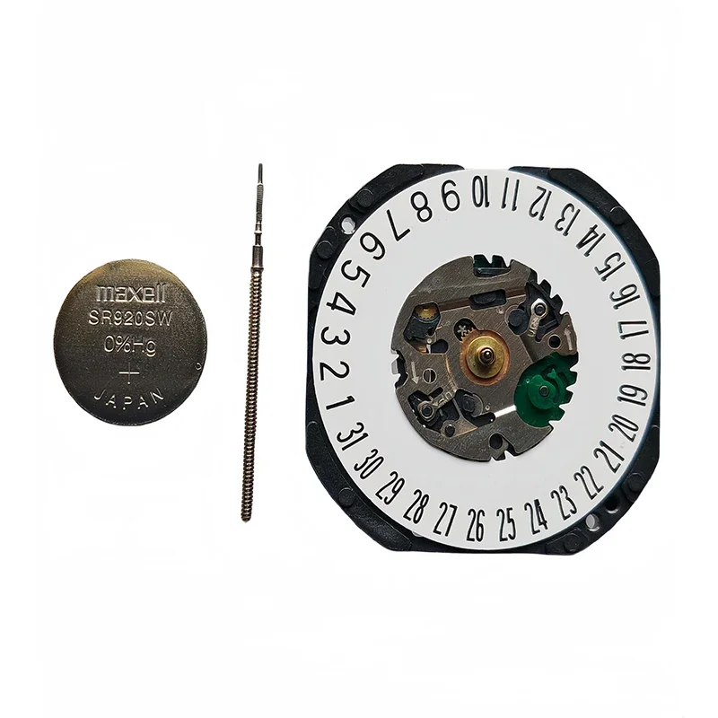 Mouvement à Quartz Japonais VX32E – Date à 3 – Avec Tige Réglable Et Pile – Pour Réparation Ou Création De Montres - 4