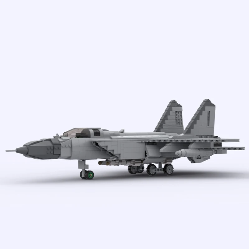 

NEW 1162PCS WW2 Military MOC MiG-31 Foxhound aircraft Model DIY creative ideas high-tech Children Toy Gift Fighter Plane Blocks