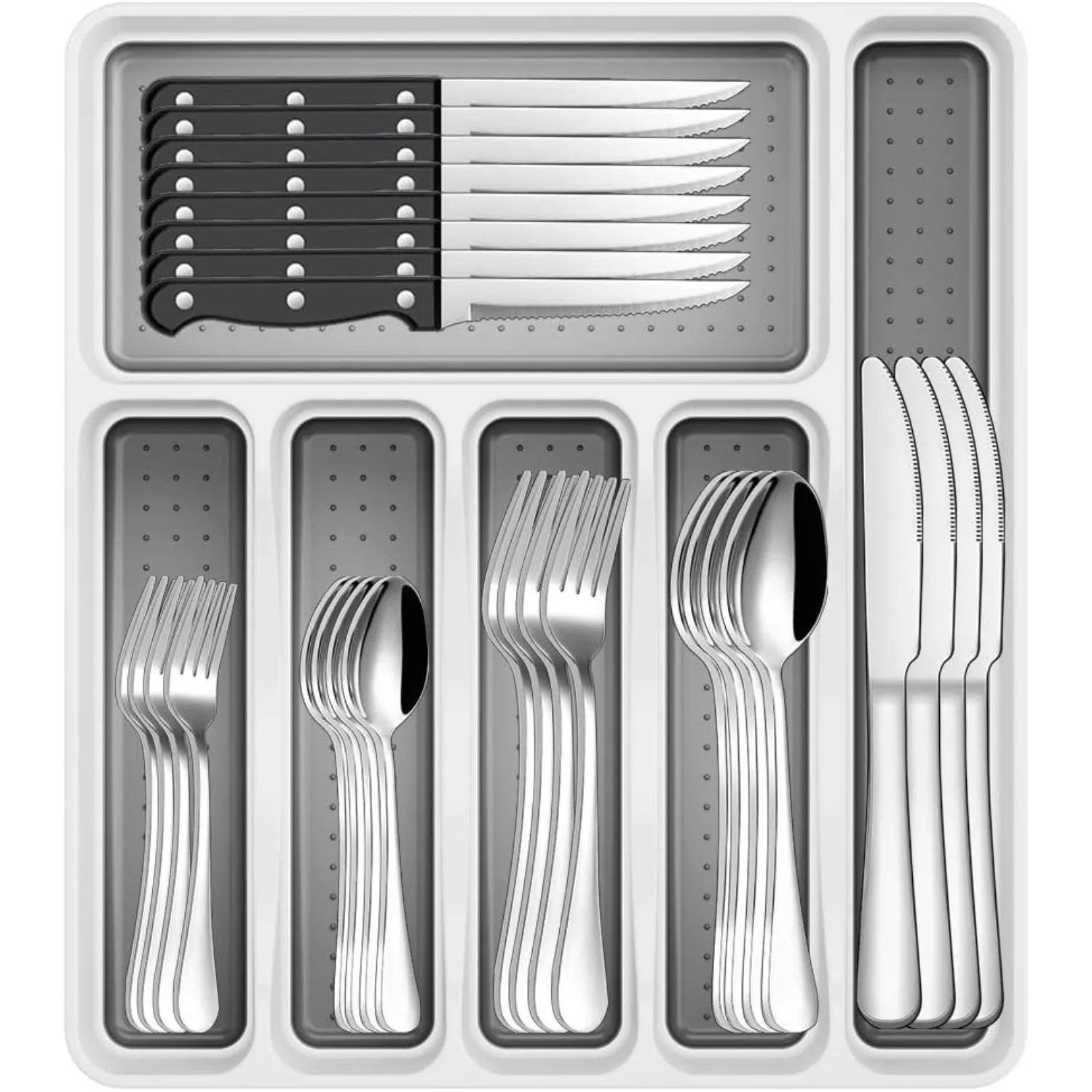 49pcs Stainless Steel Silverware Set 1
