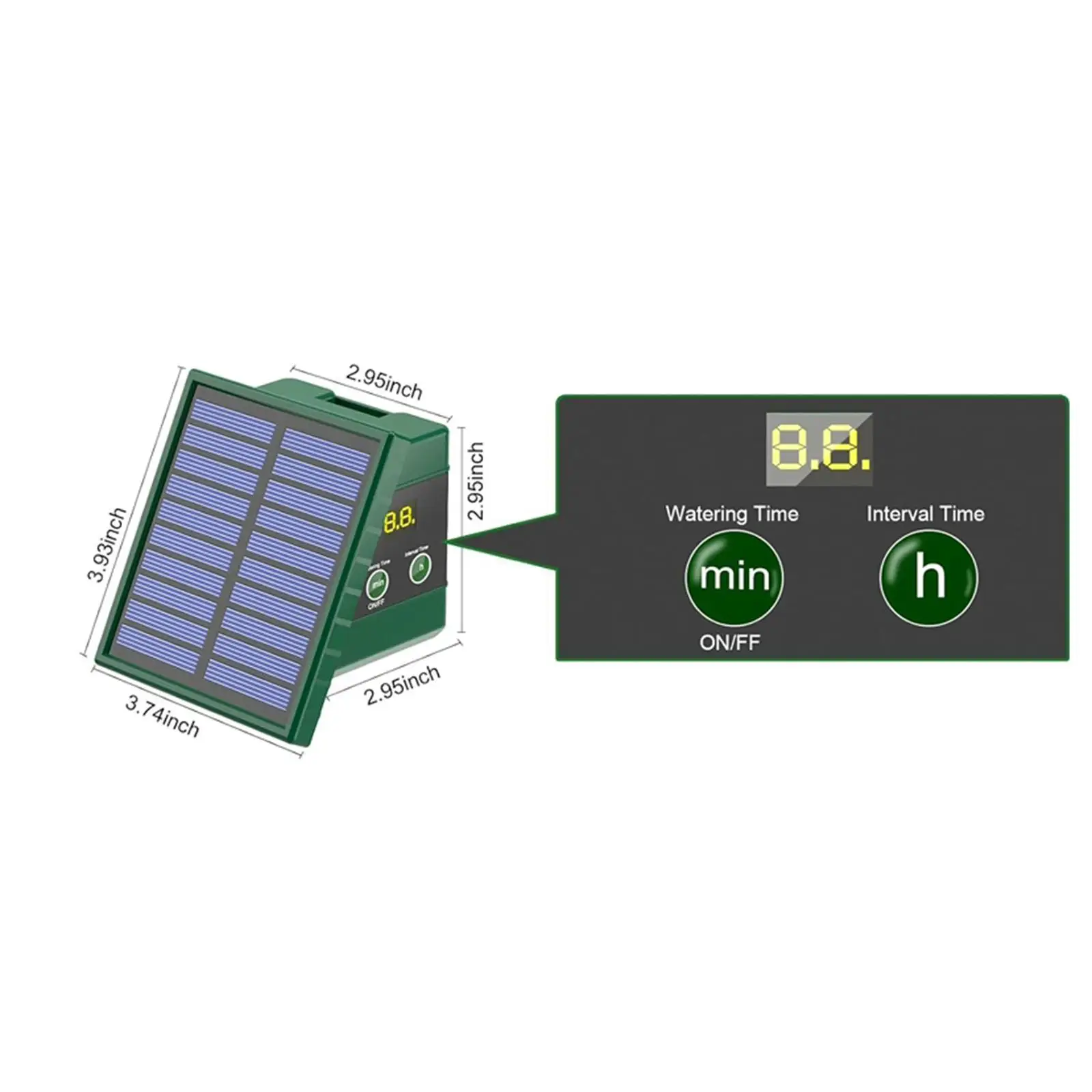 Solar Drip Irrigation System Kit Flower Pot Garden Houseplant Anti Siphoning Solar Drip Irrigation System Kit Flower Pot Garden Houseplant Anti Siphoning