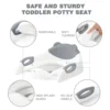 Children's Pot Soft Baby Potty Plastic Road Pot Infant Cute Baby Toilet Seat Boys & Girls Potty Trainer Seat Stool 0-6 Years Old 4