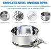 Hanging Water Dispenser Food Bowl Cage Mount for Dog Cat Pet Supplies Detachable Hanging Water Bowl Y5GB 4
