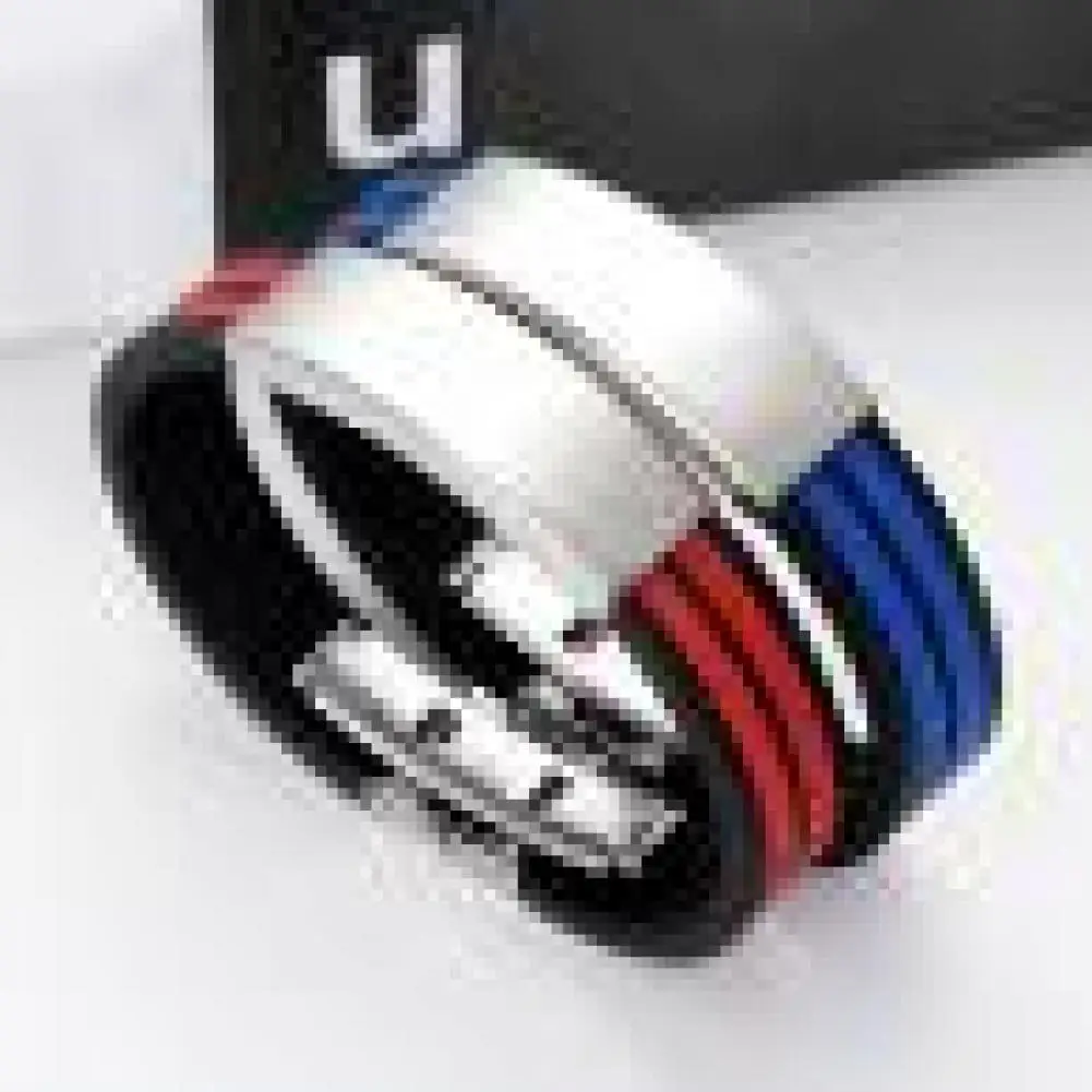Flexible Bracelet With Buckle Stainless Steel Men Bracelet Korean