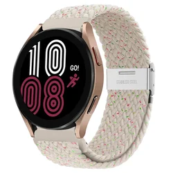 Versatile Nylon Strap with Magnetic Buckle and Metal Adjustment for 20mm (Starlight dots)