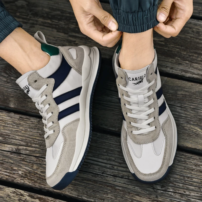Fashion Men Casual Shoes Mesh Shoes Outdoor Comfort Male Sneakers Zapatos Para Hombres Lace-up for Men Plus size 39-45