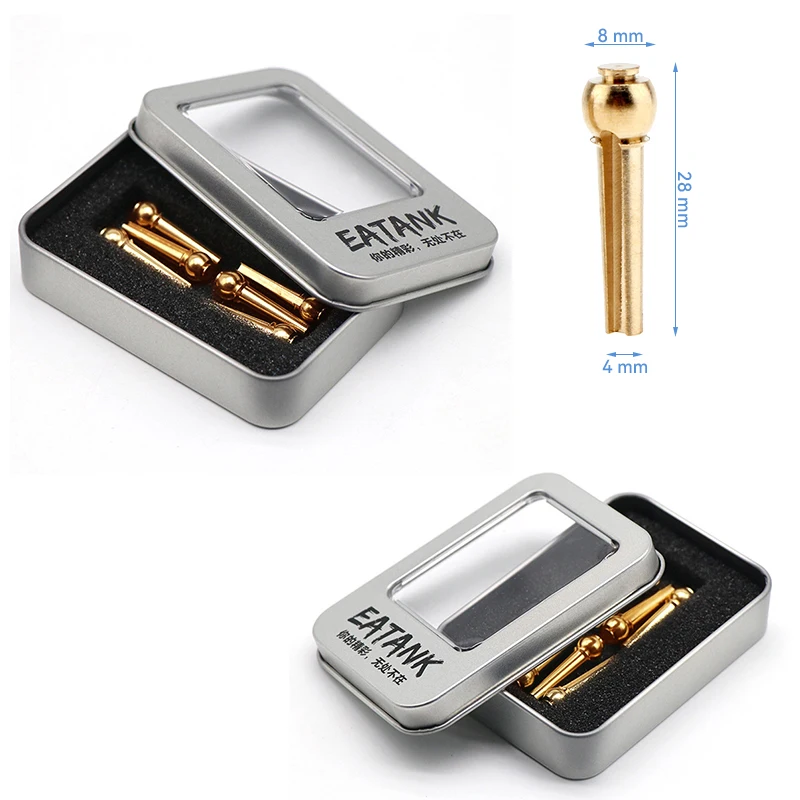 1PCS Acoustic Guitar String Bridge Pins Colorful Copper Brass Endpin Replacement Jingu | Daraz