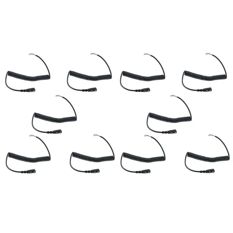 DIY K головка 2 pin 4 провода микрофон