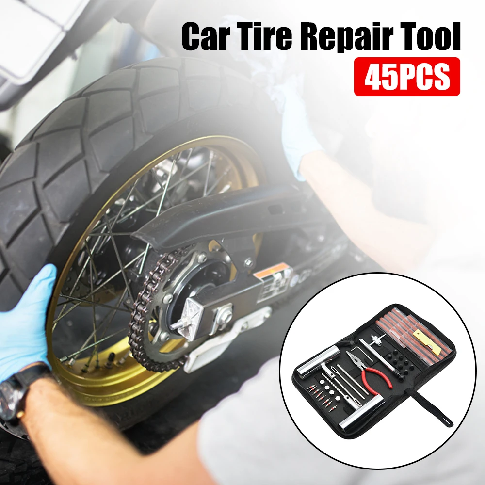 

Инструмент для ремонта автомобильных шин, 45 шт., инструмент для ремонта автомобильных шин