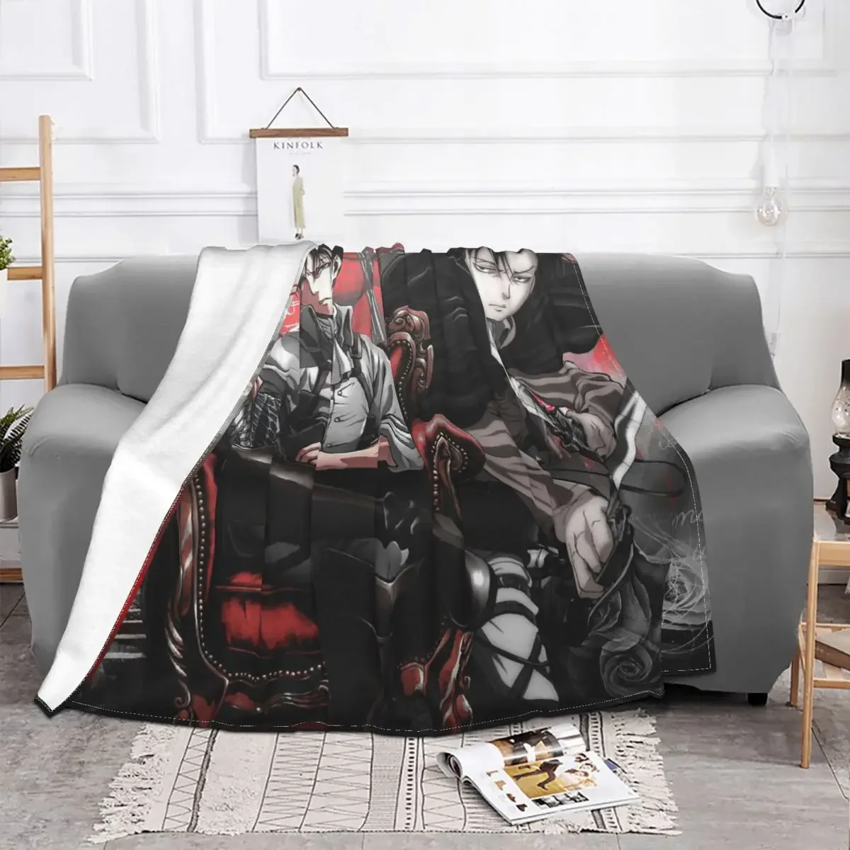 

Одеяло AOT из аниме «атака на Титанов», бархатное зимнее портативное покрывало для постельного белья, покрывало для автомобиля