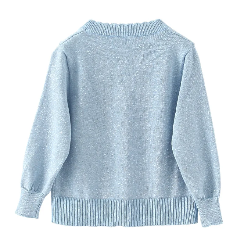 0-36 Month Baby Boy Cardigan Sweater Blue Unisex Baby Girl Spring Cotton Jacket Infant Coat 1 2 3 Years Toddler Clothes 225444