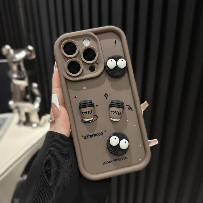 Charming 3D Coffee Briquettes Phone Case Cover