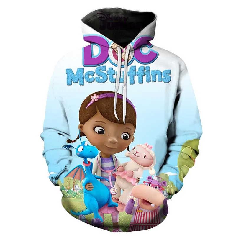 

Doc McStuffins Men Women Hoodies Casual Hip Hop Streetwear Long Sleeves Sweatshirts Boys Girls Autumn Tops Coats