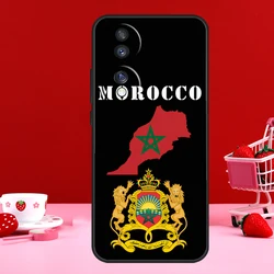 Custodia protettiva per telefono con bandiera del Marocco e stemma