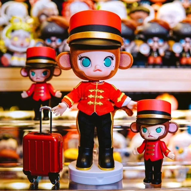 POP MART Monkey MOLLY BJD Doll Movable Joint Body Girl Fashion Toy Figure Dolls Surprise Box Collection Birthday Gift Decoration 6