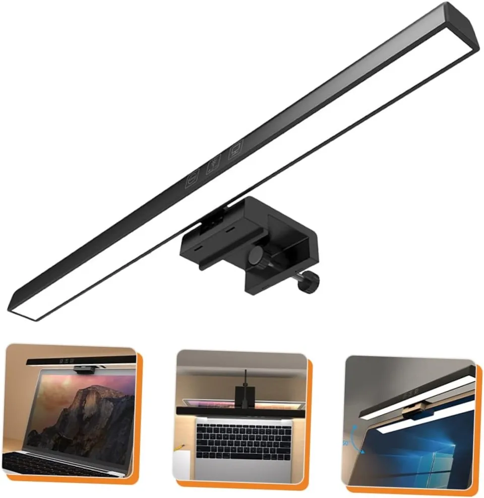 LED led desk lamp Desk Lamp LED Computer PC Monitor Screen Light Bar Stepless Dimming Reading USB Powered Hanging Table Lamp