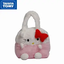 

TAKARA TOMY autumn and winter cute cartoon Hello Kitty plush dream handbag simple sweet and fresh children's backpack